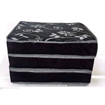 puff colchonete dobravel 3/1 - 1.80x60x10 D23 PRETO