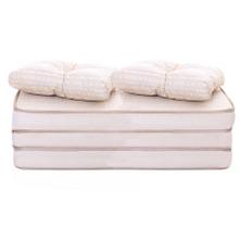 Puff Colchonete Dobrável / Sofá 3 em 1 + Travesseiro Casal BF Colchões