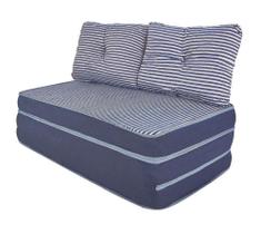 Puff Colchonete Dobrável / Sofá 3 em 1 + Travesseiro Casal BF Colchões
