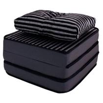 Puff Colchonete Dobrável / Sofá 3 em 1 + Travesseiro Solteiro BF Colchões Puff Colchonete Dobrável / Sofá 3 em 1 + Travesseiro Solteiro BF Colchões