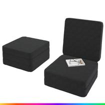 Puff Colchonete Solteiro 3 em 1 Colchão Dobrável Sofá Multiuso Quarto Sala Móveis Bonatto Puff Colchonete Solteiro 3 em 1 Colchão Dobrável Sofá Multiuso Quarto Sala Móveis Bonatto