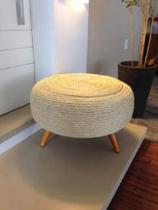 Puff corda de sisal