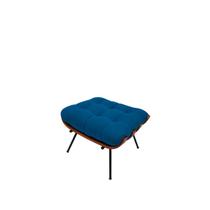 Puff Costela Decorativo Escritório Suede Azul Royal Puff Costela Decorativo Escritório Suede Azul Royal