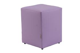 Puff Cubo Madeira Pop Lilás