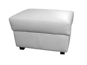 Puff de Couro MP-02- Branco