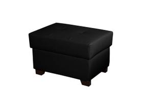 Puff de Couro MP-05 - Preto
