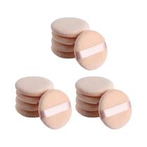 Puff De Pó Facial Redondo E Macio Portátil 5-30pcs Ferramenta De Aplicação De Maquiagem Cosmética
