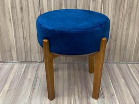 Puff Decorativo Azul 800 Veneza