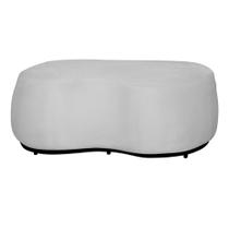 Puff Decorativo Beatriz Orgânico Crm Couro Branco Ms Decor Puff Decorativo Beatriz Orgânico Crm Couro Branco Ms Decor