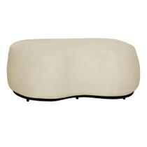 Puff Decorativo Beatriz Orgânico Crm Suede Marfim Mz Decor Puff Decorativo Beatriz Orgânico Crm Suede Marfim Mz Decor