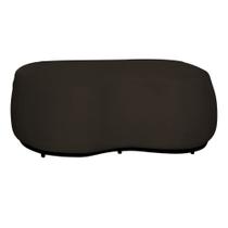 Puff Decorativo Beatriz Orgânico Crm Suede Marrom Mz Decor Puff Decorativo Beatriz Orgânico Crm Suede Marrom Mz Decor