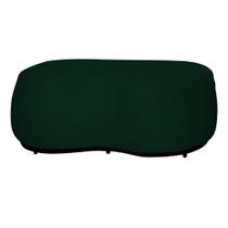 Puff Decorativo Beatriz Orgânico Crm Suede Verde Ms Decor