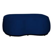 Puff Decorativo Beatriz Orgânico Crm Veludo Azul Marinho Mz Decor Puff Decorativo Beatriz Orgânico Crm Veludo Azul Marinho Mz Decor