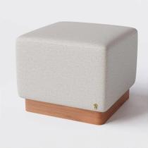Puff Decorativo Beta em Chenille Puff Decorativo Beta em Chenille