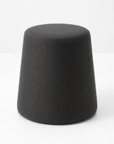Puff decorativo cone para sala e quarto preto Puff decorativo cone para sala e quarto preto