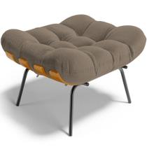 Puff Decorativo Costela L02 Bouclê Bege - Lyam Decor Puff Decorativo Costela L02 Bouclê Bege - Lyam Decor