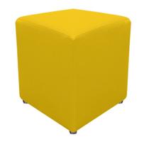 Puff Decorativo Dado Corano Amarelo - KDAcanto Móveis