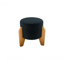 Puff Decorativo Descanso Luxo Orginal Premium Veludo Preto Matrix Puff Decorativo Descanso Luxo Orginal Premium Veludo Preto Matrix