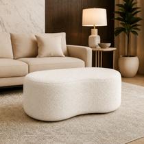 Puff Decorativo Dino Boucle Off White Sofá Apoio Orgânico Para Sala, Quarto E Closet Bela Manu Decor Puff Decorativo Dino Boucle Off White Sofá Apoio Orgânico Para Sala, Quarto E Closet Bela Manu Decor