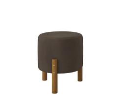 Puff decorativo egito para sala e quarto suede marrom Puff decorativo egito para sala e quarto suede marrom