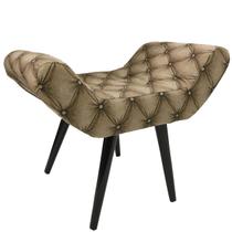 Puff Decorativo Elegance Jacquard Capitonê Puff Decorativo Elegance Jacquard Capitonê