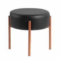 Puff Decorativo Em Couro Para Sala De Estar Redondo Pietra Puff Decorativo Em Couro Para Sala De Estar Redondo Pietra