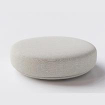 Puff Decorativo Flat 100cm de Diâmetro em Linho