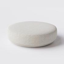 Puff Decorativo Flat 90cm de Diâmetro em Linho