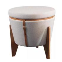 Puff decorativo flex 3 em 1 linho claro Puff decorativo flex 3 em 1 linho claro