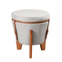 Puff Decorativo Flex Zeus em Linho Puff Decorativo Flex Zeus em Linho