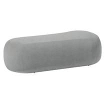 Puff Decorativo Itália 140cm Sala Escritorio Luxo Bouclé - Doce Sonho Móveis Puff Decorativo Itália 140cm Sala Escritorio Luxo Bouclé - Doce Sonho Móveis