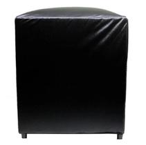 Puff Decorativo King 198cm Tecido Sintético Preto Puff Decorativo King 198cm Tecido Sintético Preto