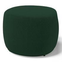 Puff Decorativo Living Aisha Orgânico Bouclê Verde - Desk Design Puff Decorativo Living Aisha Orgânico Bouclê Verde - Desk Design