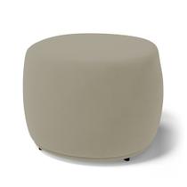 Puff Decorativo Living Aisha Orgânico Suede Bege - Desk Design Puff Decorativo Living Aisha Orgânico Suede Bege - Desk Design