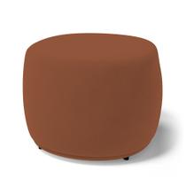 Puff Decorativo Living Aisha Orgânico Veludo Terracota - Desk Design Puff Decorativo Living Aisha Orgânico Veludo Terracota - Desk Design