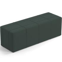 Puff Decorativo Living Sala de Estar 160 cm Roma W01 Suede Verde Musgo - Lyam Puff Decorativo Living Sala de Estar 160 cm Roma W01 Suede Verde Musgo - Lyam