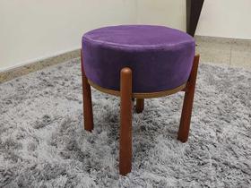 Puff Decorativo Mesinha Roxo 06 Beth