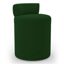 Puff Decorativo Orgânico Living Aegon Minimalista Bouclê Verde - Desk Design