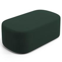 Puff Decorativo Orgânico Para Living Quarto 100cm Doha W01 Suede Verde Musgo - Lyam Decor Puff Decorativo Orgânico Para Living Quarto 100cm Doha W01 Suede Verde Musgo - Lyam Decor