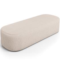 Puff Decorativo Orgânico Para Living Quarto 140cm Doha W01 L