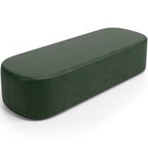 Puff Decorativo Orgânico Para Living Quarto 195cm Doha W01 material sintético Verde Musgo - Lyam Decor
