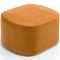 Puff Decorativo Orgânico para Living Quarto 70cm Doha W01 material sintético Whisky - Lyam Decor