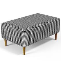 Puff Decorativo Para Sala De Estar Cléo W01 Pés Palito 90 cm Pied Poule - Lyam Decor