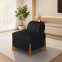 Puff Decorativo Poltrona Virgínia Estofada Para Sala Bz Home