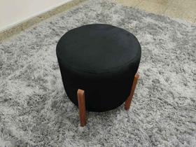 Puff Decorativo Preto 322 Maycon