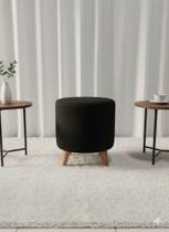 Puff Decorativo Redondo em Veludo conforto e estilo