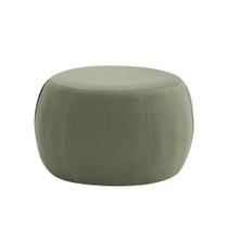 Puff Decorativo Redondo Golf 70x70cm Poliéster Verde - Nexta Casa Puff Decorativo Redondo Golf 70x70cm Poliéster Verde - Nexta Casa