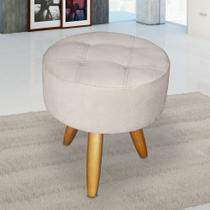 Puff decorativo redondo moderno resistente