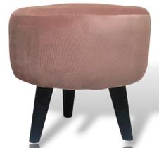 Puff decorativo redondo sala quarto
