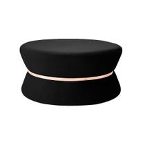 Puff Decorativo Sala de Estar 95cm Dhaka Veludo Preto G15 - Gran Belo Puff Decorativo Sala de Estar 95cm Dhaka Veludo Preto G15 - Gran Belo